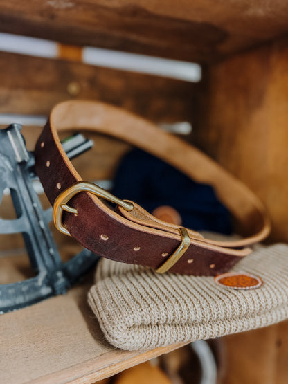J & FJ Baker Leather Belt