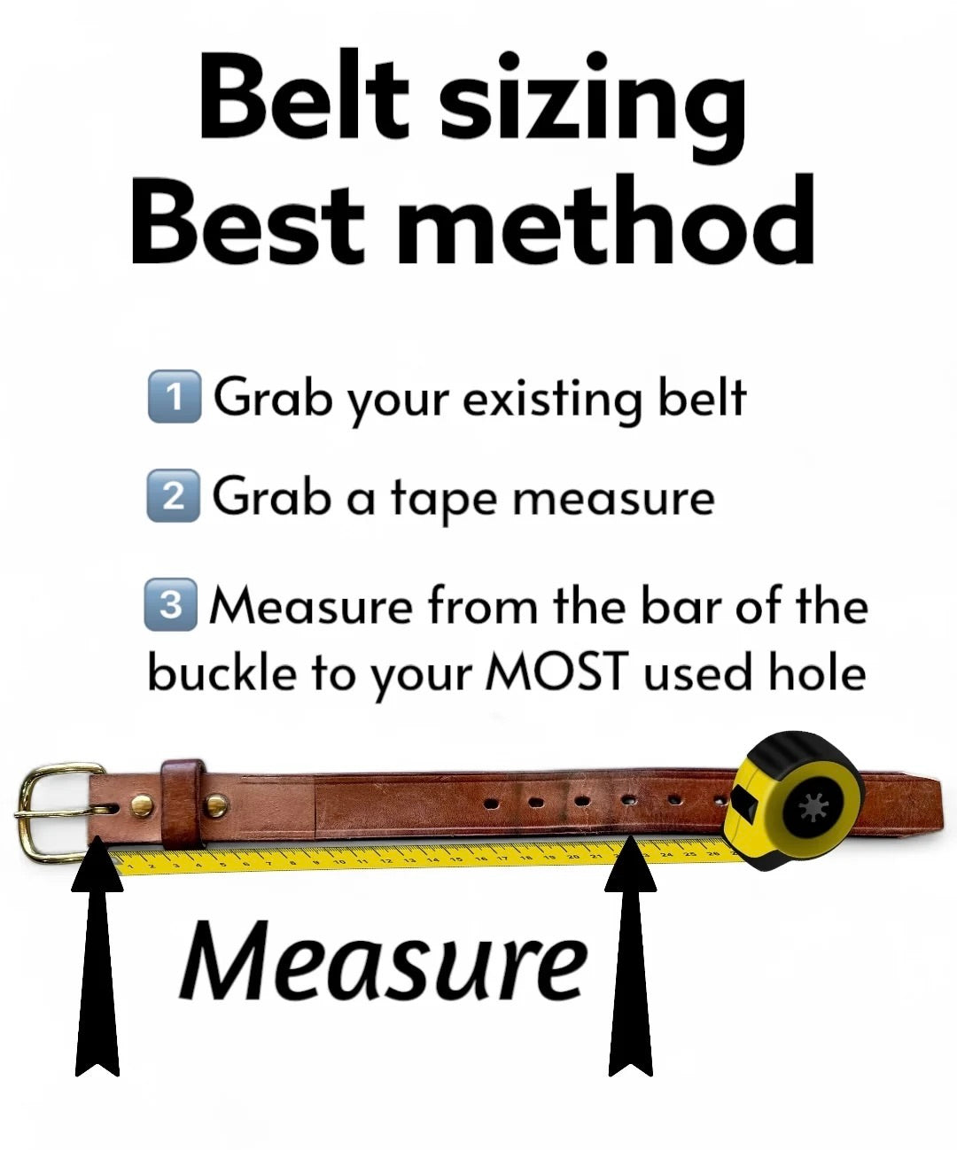 J & FJ Baker Leather Belt